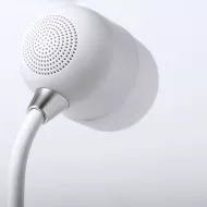 Lampa LED z głośnikiem Bluetooth i bezprzewodową ładowarką Biały 146268 - Biały