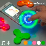 Spinner LED z Głośnikiem i Bluetooth InnovaGoods - Pomarańczowy