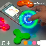 Spinner LED z Głośnikiem i Bluetooth InnovaGoods - Biały