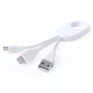 Kabel USB do Micro USB i Lighting 145803 - Biały