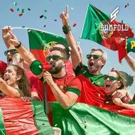 WYPRZEDAŻ Zwijane Okulary Przeciwsłoneczne Sunfold Portugal World Cup (Bez opakowania)