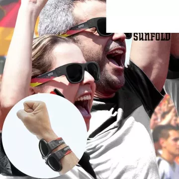 Zwijane Okulary Przeciwsłoneczne Sunfold Germany World Cup